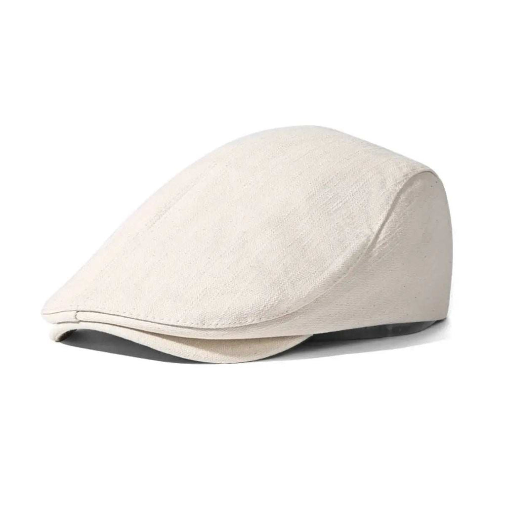 Classic Solid Color Newsboy Cap - GlowUp Garments