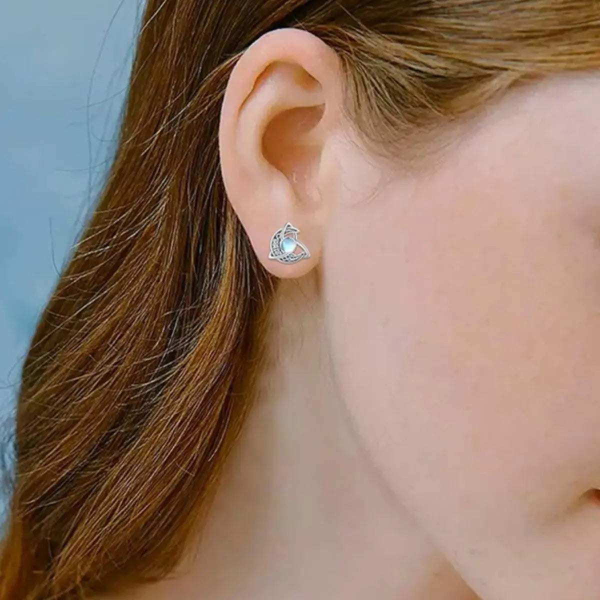 Moonstone Stud Earrings - GlowUp Garments