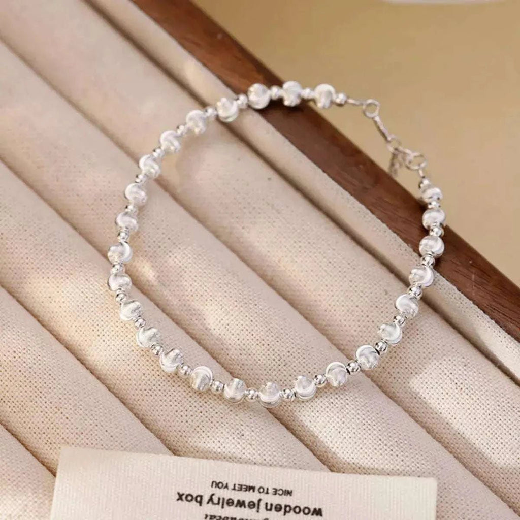 925 Sterling Silver Beaded Bracelet - GlowUp Garments