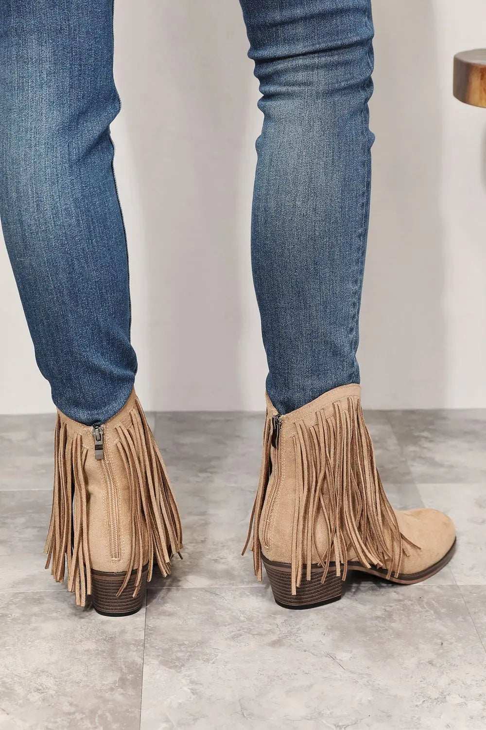Legend Women's Fringe Cowboy Western Ankle Boots - GlowUp Garments