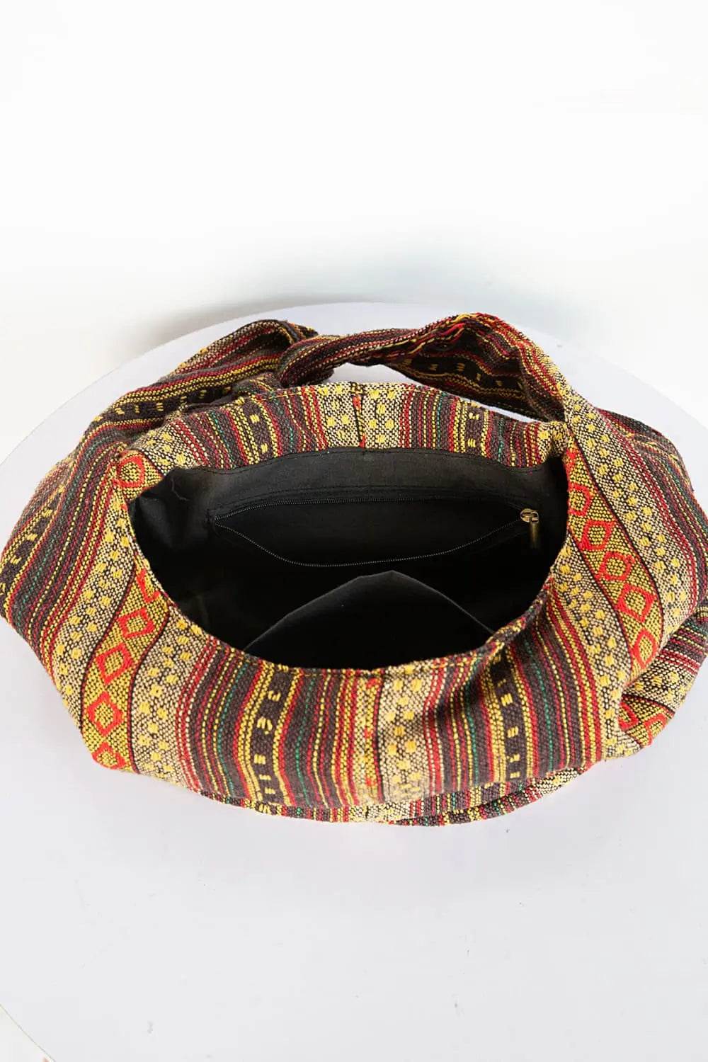 Large Canvas Crossbody Bag - GlowUp Garments