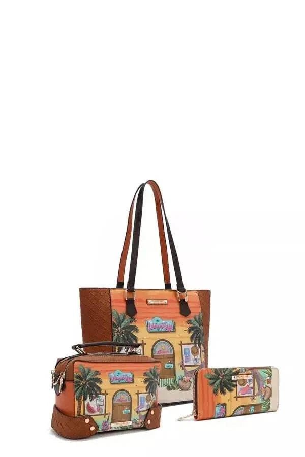 Sun and Sand 3 Piece Bag Set - GlowUp Garments