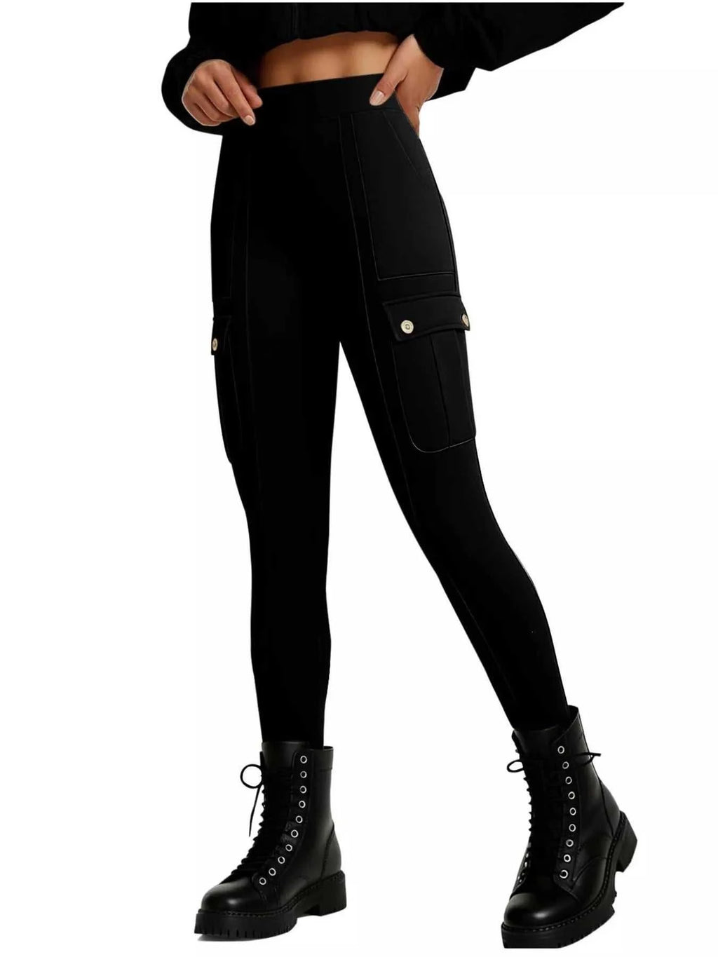 High Waist Active Pants - GlowUp Garments