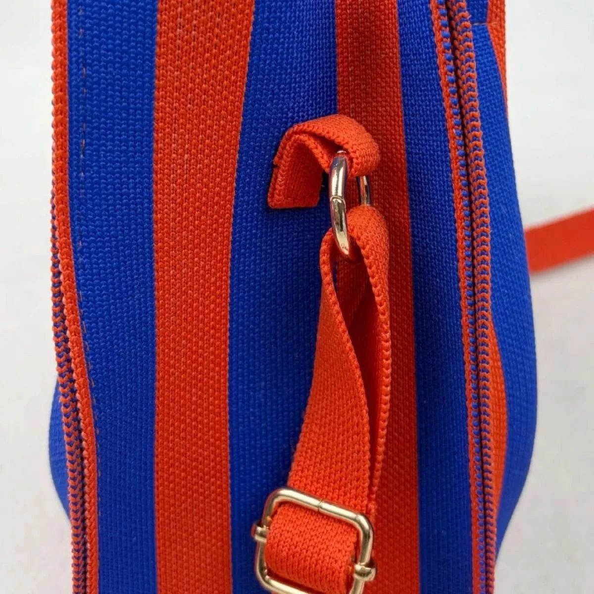 Striped Adjustable Strap Crossbody Bag - GlowUp Garments