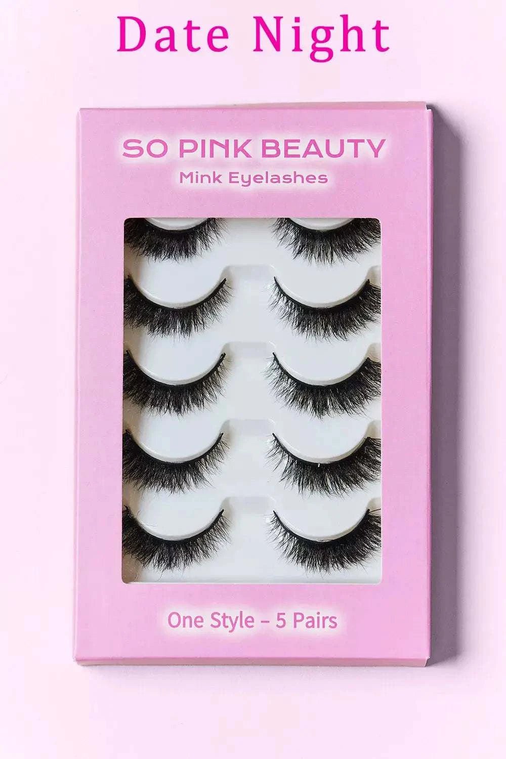 Mink Eyelashes 5 Pairs - GlowUp Garments