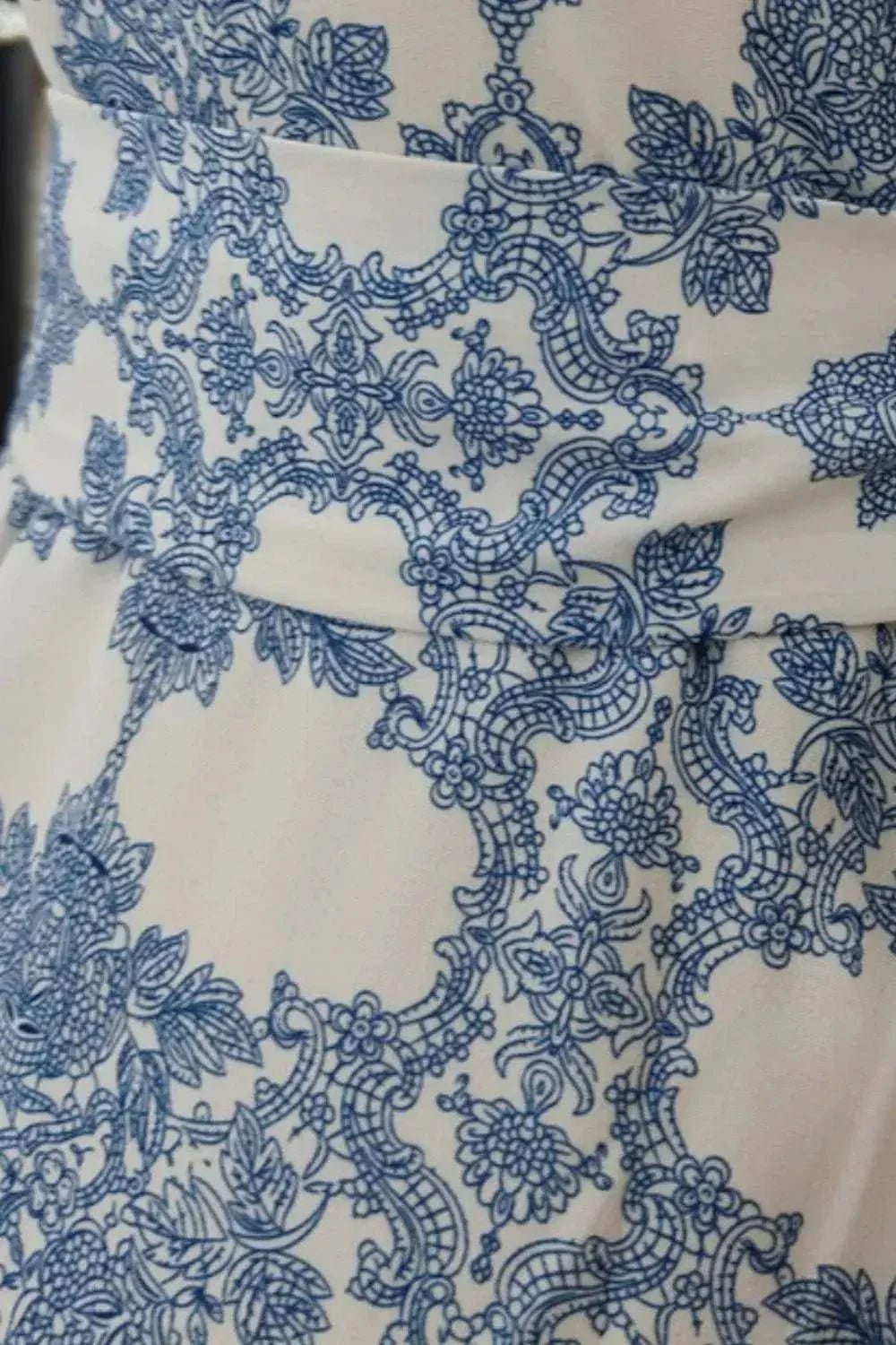 Printed Tied Maxi Cami Dress - GlowUp Garments