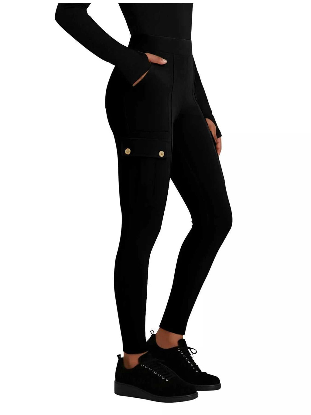 High Waist Active Pants - GlowUp Garments