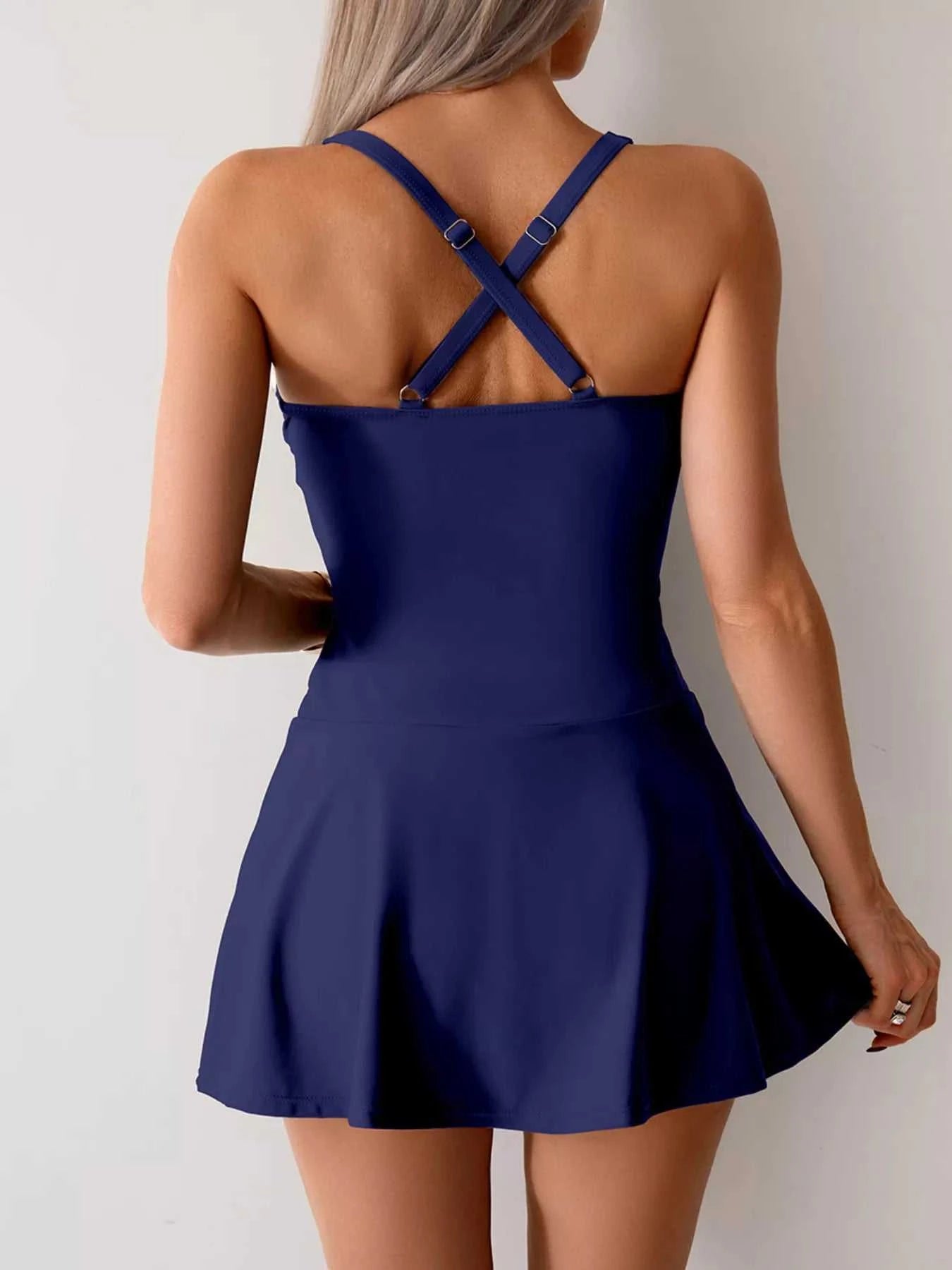Twist Front One-Piece Swimsuit - GlowUp Garments