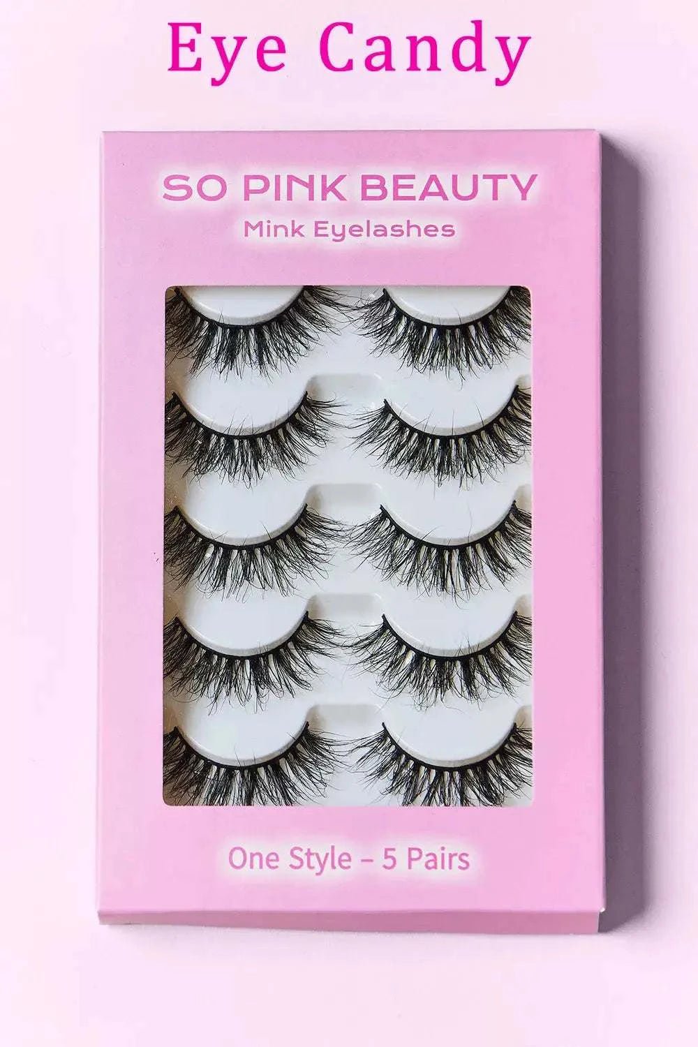 Mink Eyelashes 5 Pairs - GlowUp Garments