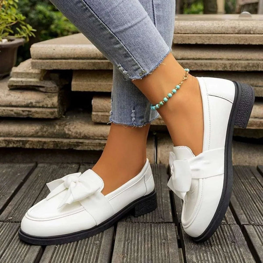 Round Toe Flats Loafers - GlowUp Garments