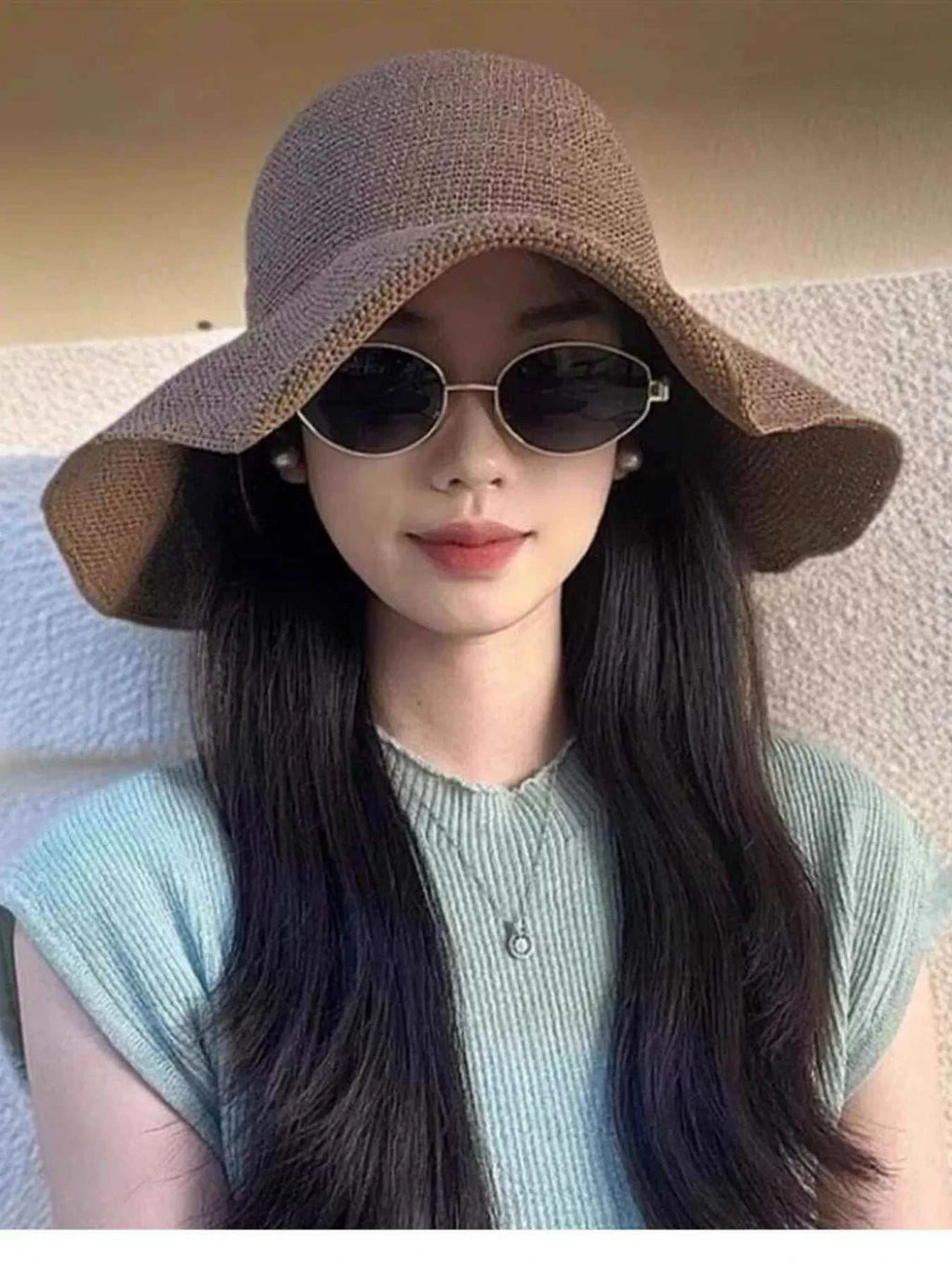Wide Brim Sun Hat - GlowUp Garments