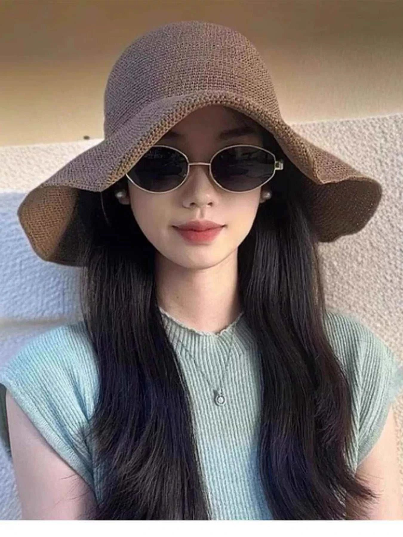 Wide Brim Sun Hat - GlowUp Garments