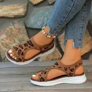 Open Toe Platform Sandals - GlowUp Garments