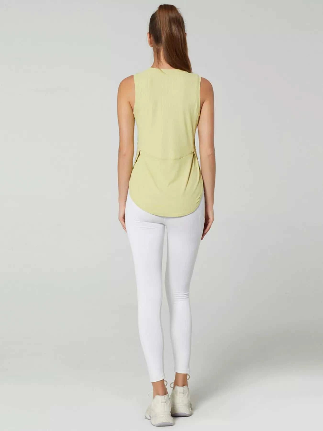 Lightweight Ribbed Active Tank - GlowUp Garments