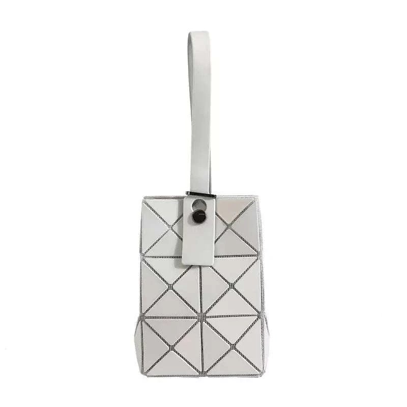 Geometric Panel Foldable Handbag - GlowUp Garments
