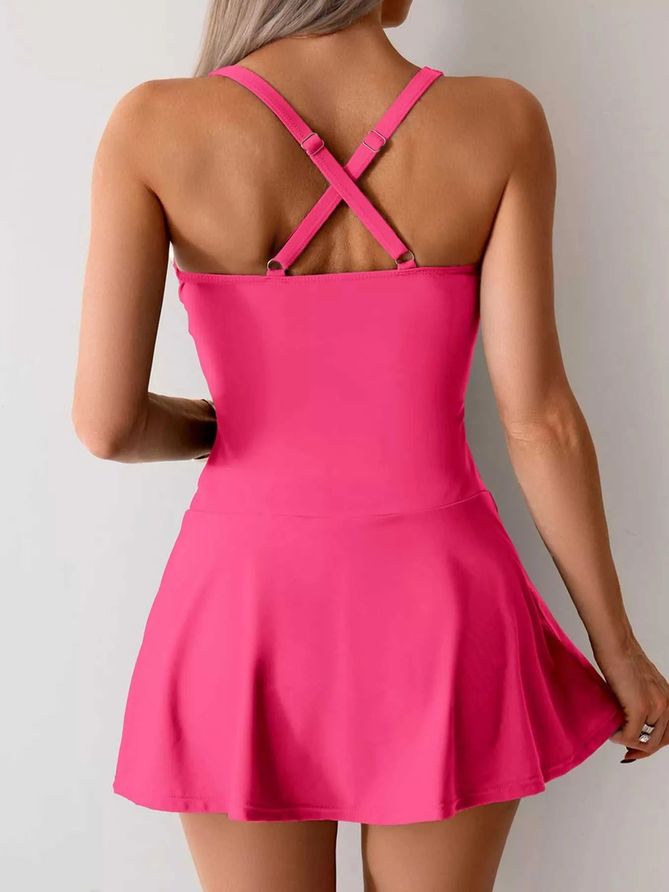 Twist Front One-Piece Swimsuit - GlowUp Garments