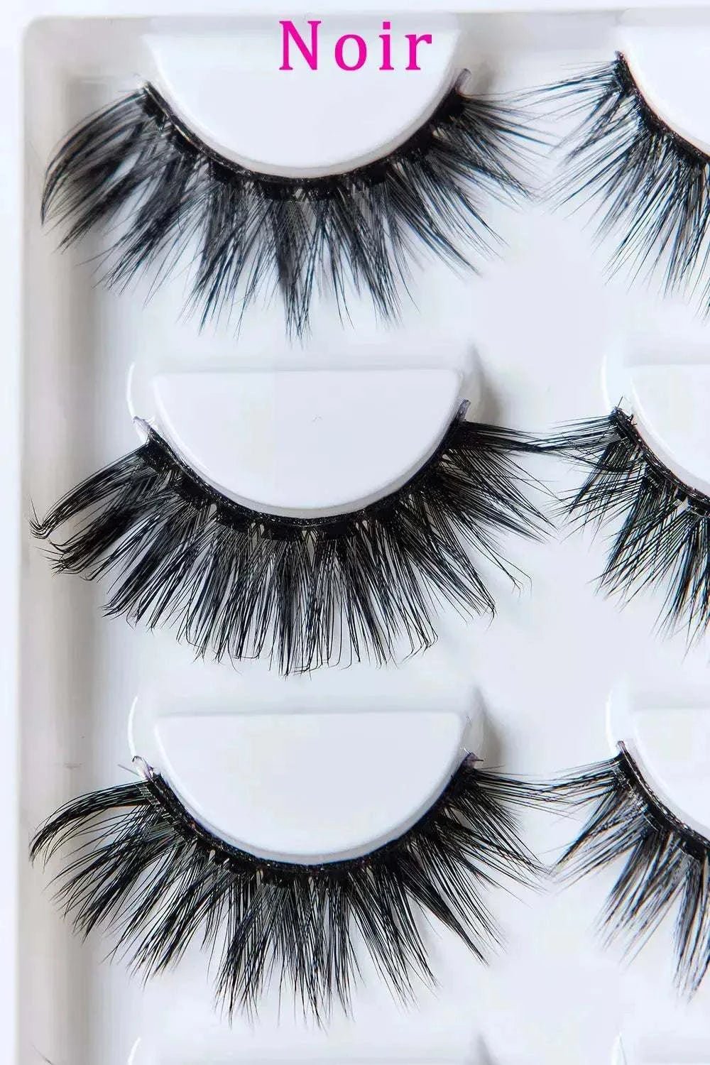 Faux Mink Eyelashes 5 Pairs - GlowUp Garments